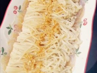 蒜蓉粉丝蒸金针菇 